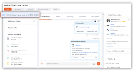 crm spring cleaning example